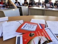 Экзаменационная площадка по приему комплексного экзамена по русскому языку, истории и основ законодательства